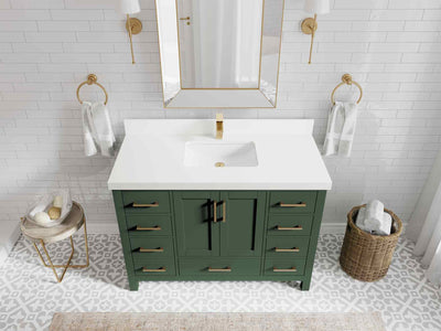 Malibu 48 in. W x 22 in. D Single Sink Bathroom Vanity - Willow Bath and Vanity