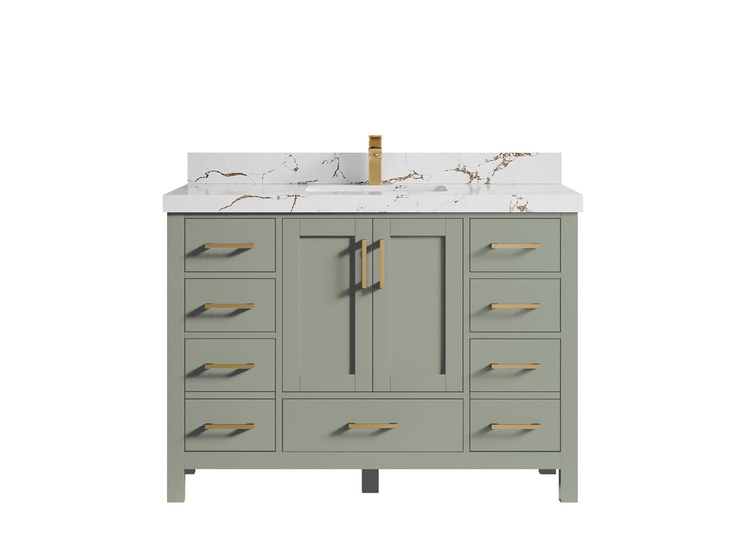 Malibu 48 in. W x 22 in. D Single Sink Bathroom Vanity - Willow Bath and Vanity