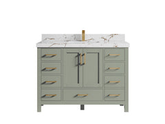 Malibu 48 in. W x 22 in. D Single Sink Bathroom Vanity - photo 38