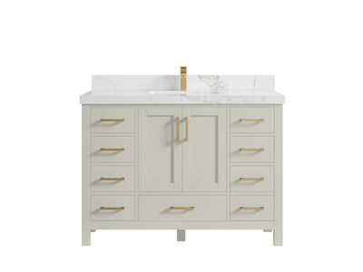 Malibu 48 in. W x 22 in. D Single Sink Bathroom Vanity - Willow Bath and Vanity