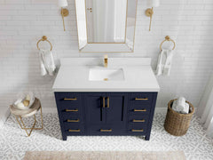 Malibu 48 in. W x 22 in. D Single Sink Bathroom Vanity - photo 12