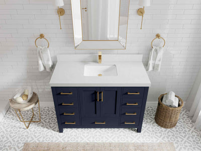 Malibu 48 in. W x 22 in. D Single Sink Bathroom Vanity - Willow Bath and Vanity