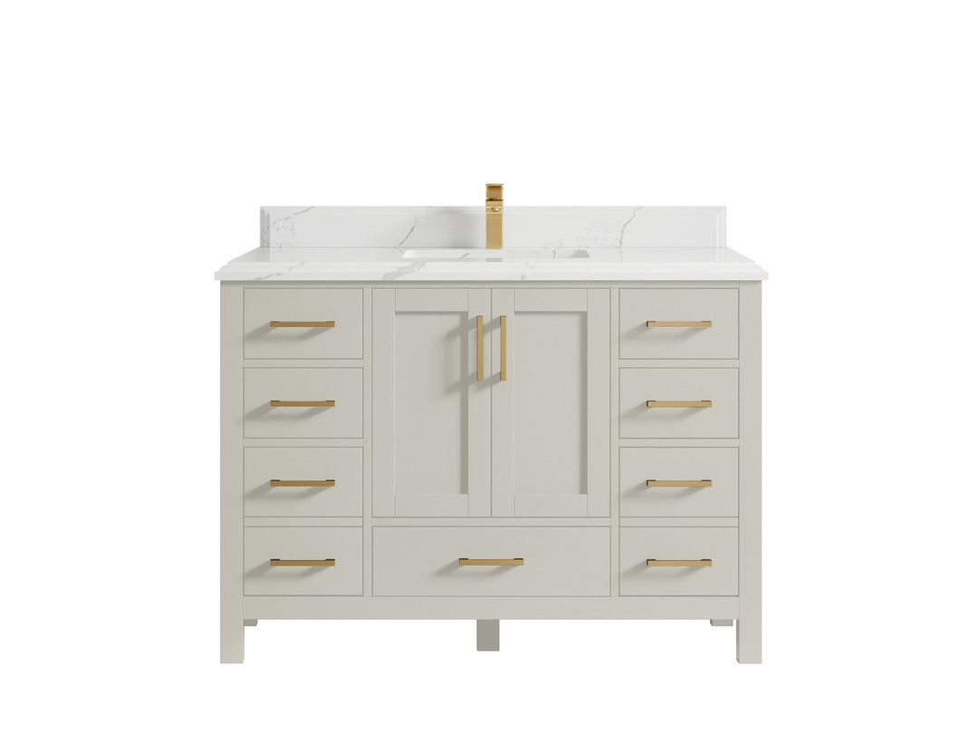 Malibu 48 in. W x 22 in. D Single Sink Bathroom Vanity - Willow Bath and Vanity