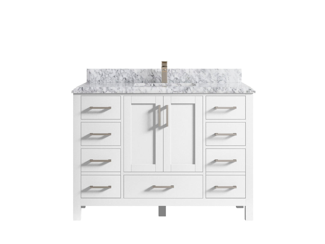 Malibu 48 in. W x 22 in. D Single Sink Bathroom Vanity - Willow Bath and Vanity