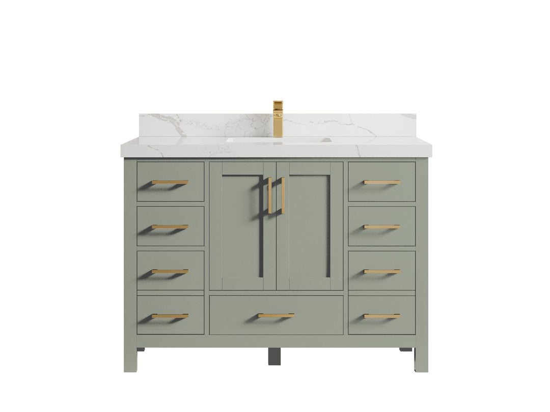 Malibu 48 in. W x 22 in. D Single Sink Bathroom Vanity - Willow Bath and Vanity