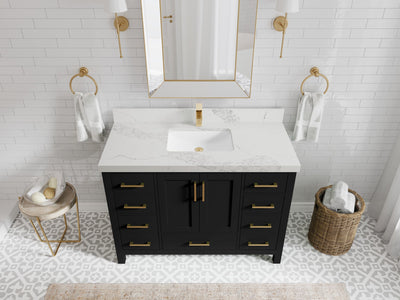 Malibu 48 in. W x 22 in. D Single Sink Bathroom Vanity - Willow Bath and Vanity