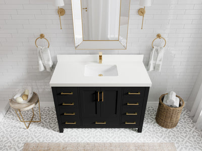 Malibu 48 in. W x 22 in. D Single Sink Bathroom Vanity - Willow Bath and Vanity