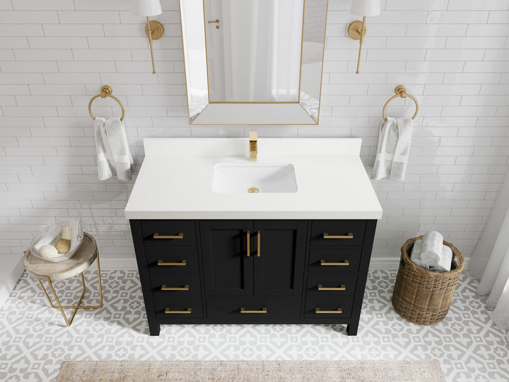 Malibu 48 in. W x 22 in. D Single Sink Bathroom Vanity - photo 44