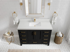 Malibu 48 in. W x 22 in. D Single Sink Bathroom Vanity - photo 12