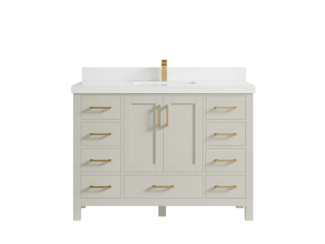 Malibu 48 in. W x 22 in. D Single Sink Bathroom Vanity - Willow Bath and Vanity