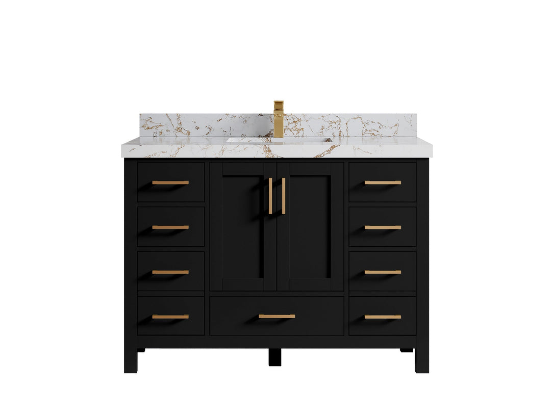 Malibu 48 in. W x 22 in. D Single Sink Bathroom Vanity - Willow Bath and Vanity