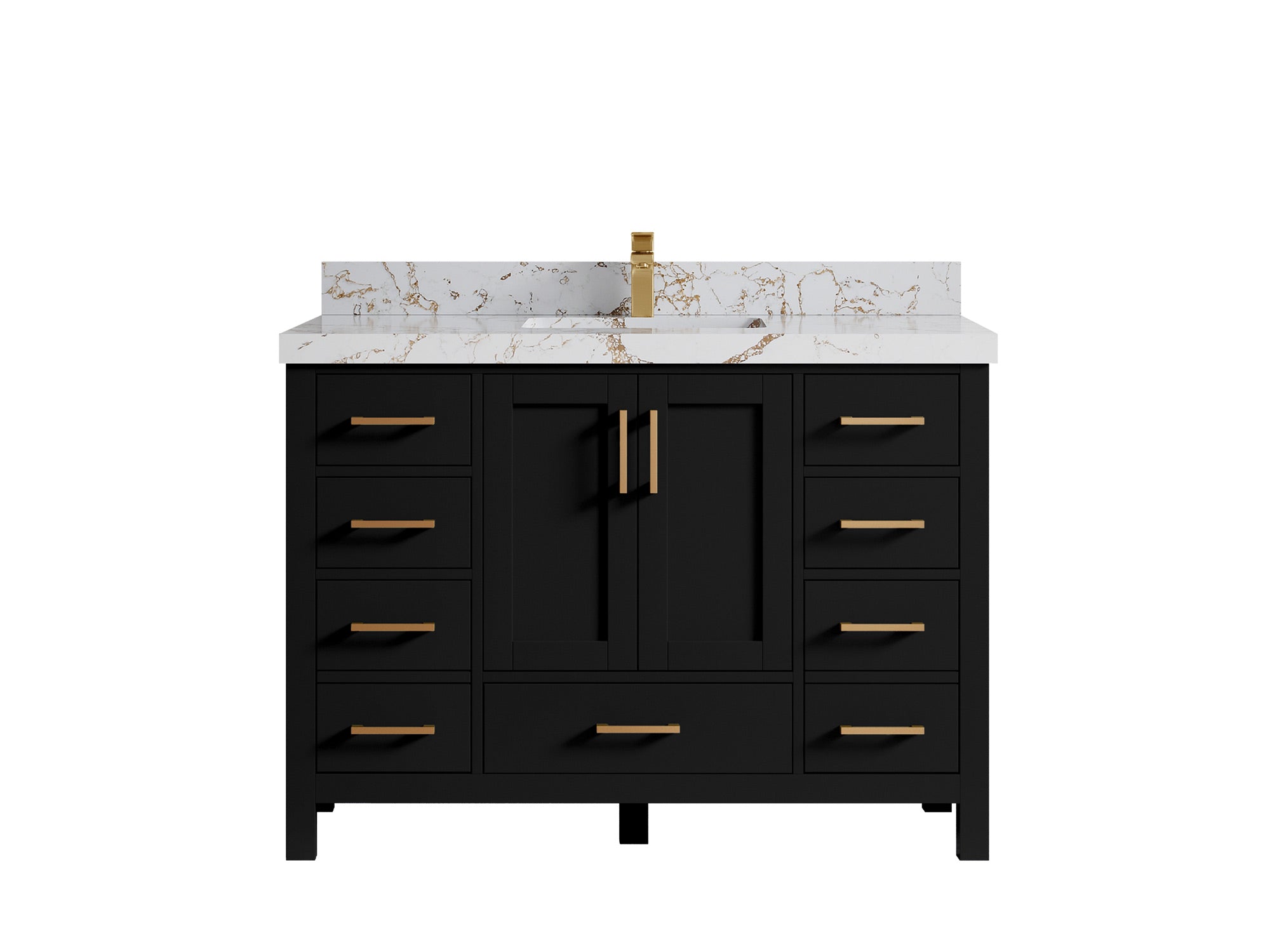 Malibu 48 in. W x 22 in. D Single Sink Bathroom Vanity - Willow Bath and Vanity