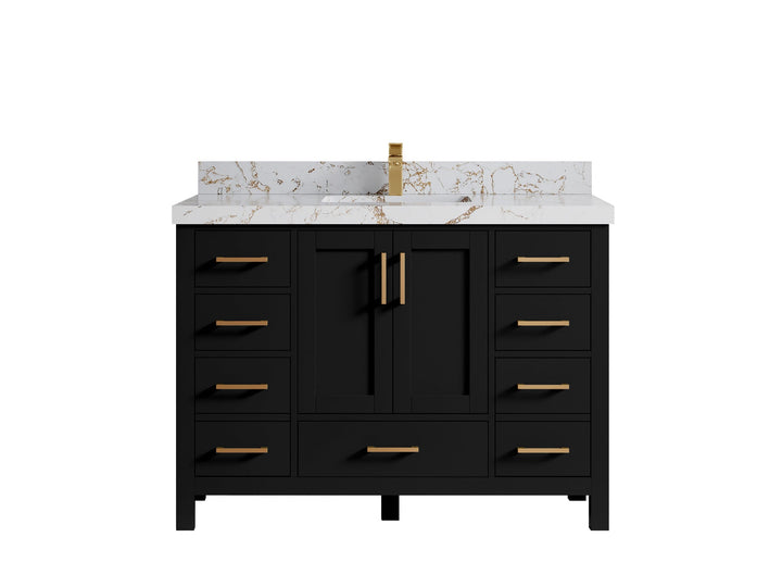 Malibu 48 in. W x 22 in. D Single Sink Bathroom Vanity - photo 39