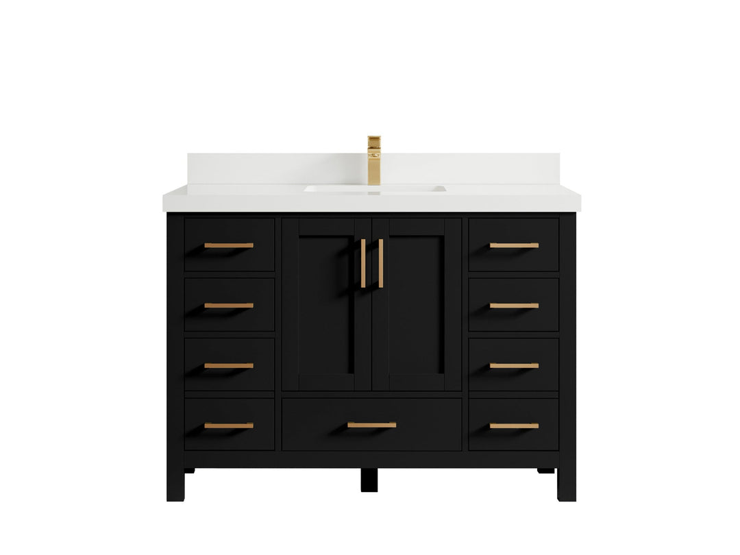 Malibu 48 in. W x 22 in. D Single Sink Bathroom Vanity - Willow Bath and Vanity