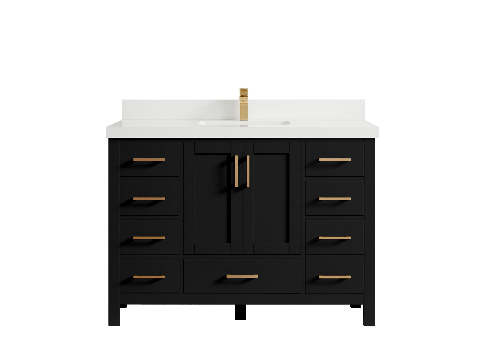 Malibu 48 in. W x 22 in. D Single Sink Bathroom Vanity - Willow Bath and Vanity