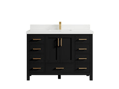 Malibu 48 in. W x 22 in. D Single Sink Bathroom Vanity - photo 45