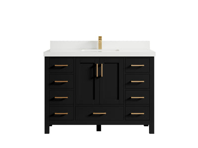 Malibu 48 in. W x 22 in. D Single Sink Bathroom Vanity - Willow Bath and Vanity