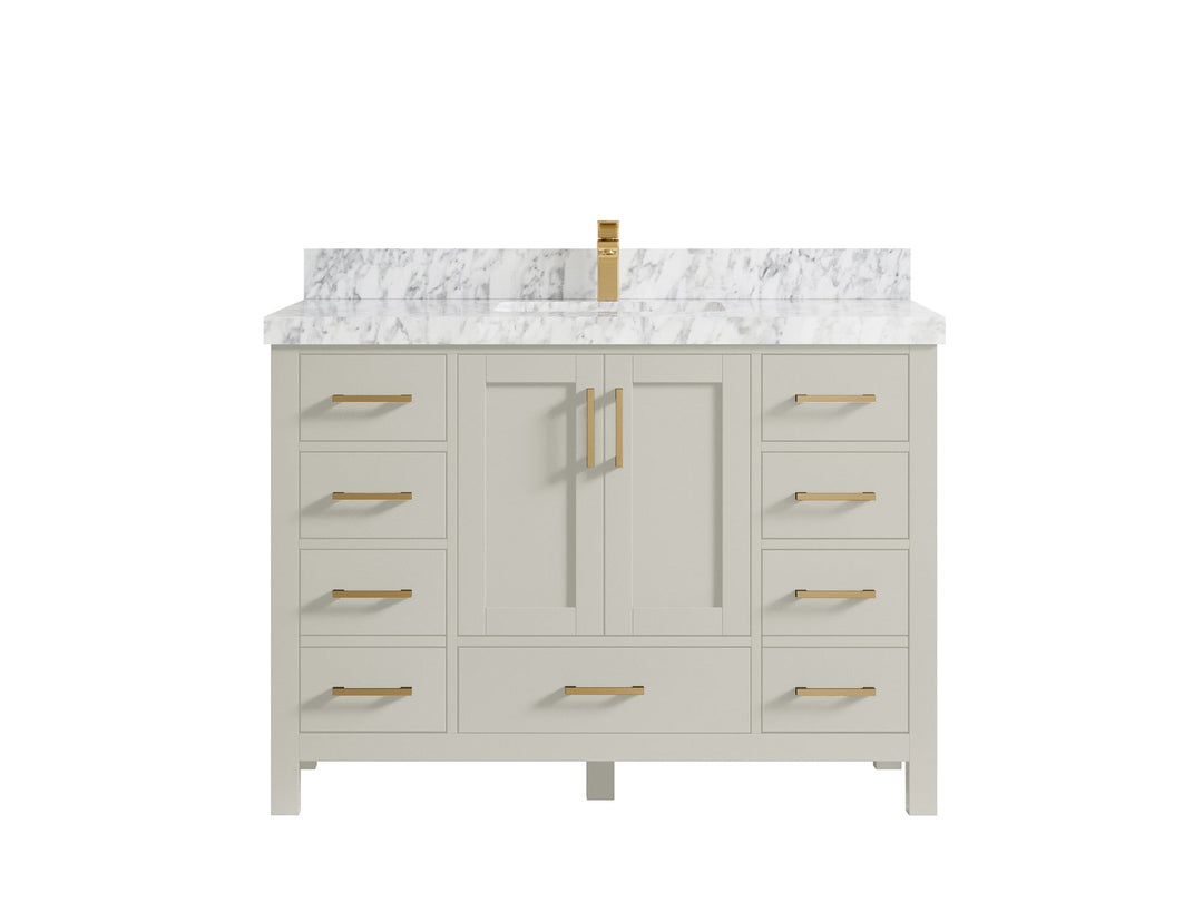 Malibu 48 in. W x 22 in. D Single Sink Bathroom Vanity - Willow Bath and Vanity