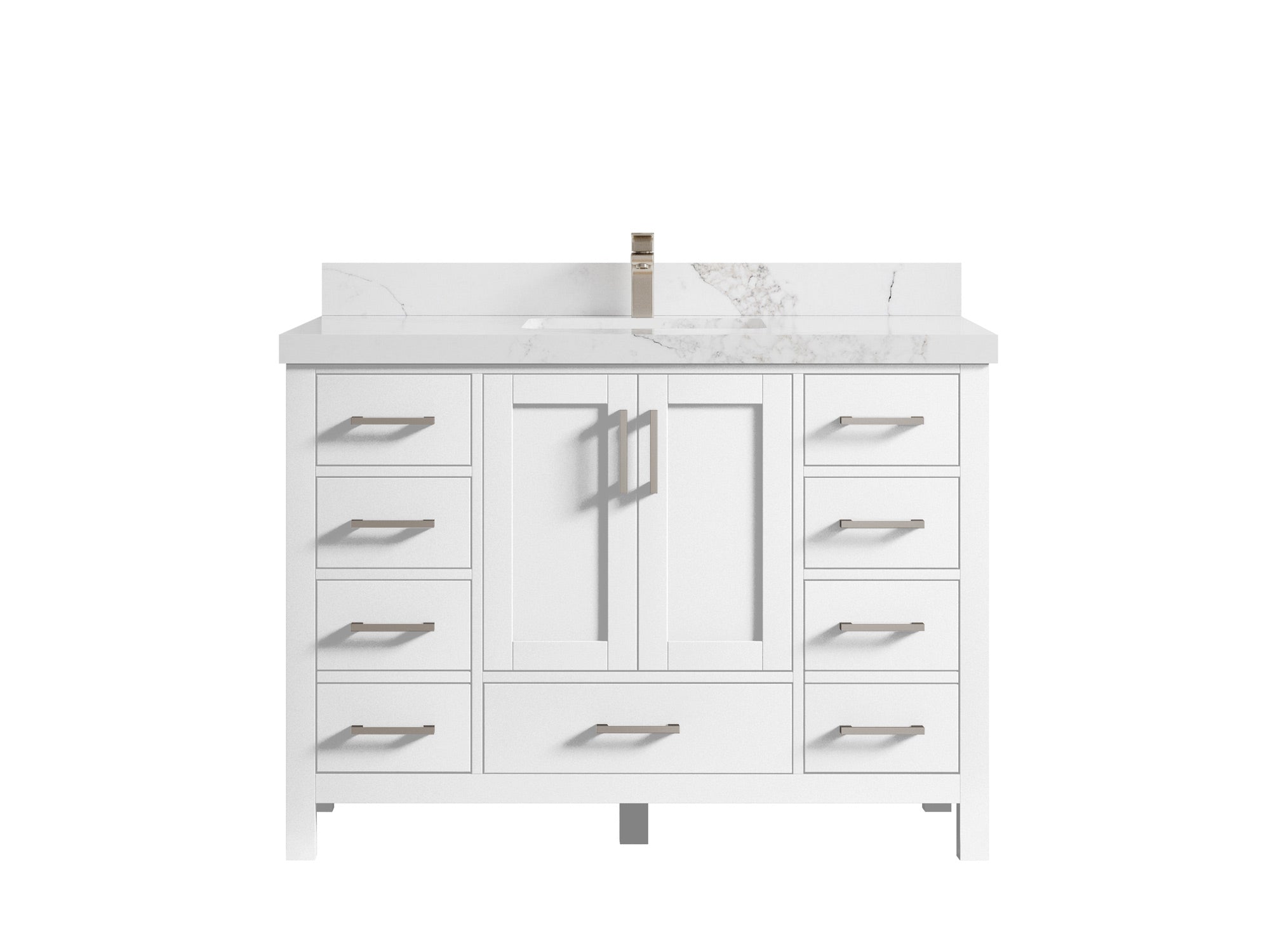 Malibu 48 in. W x 22 in. D Single Sink Bathroom Vanity - Willow Bath and Vanity