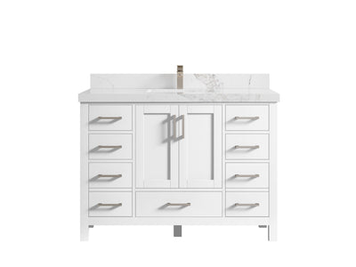 Malibu 48 in. W x 22 in. D Single Sink Bathroom Vanity - Willow Bath and Vanity