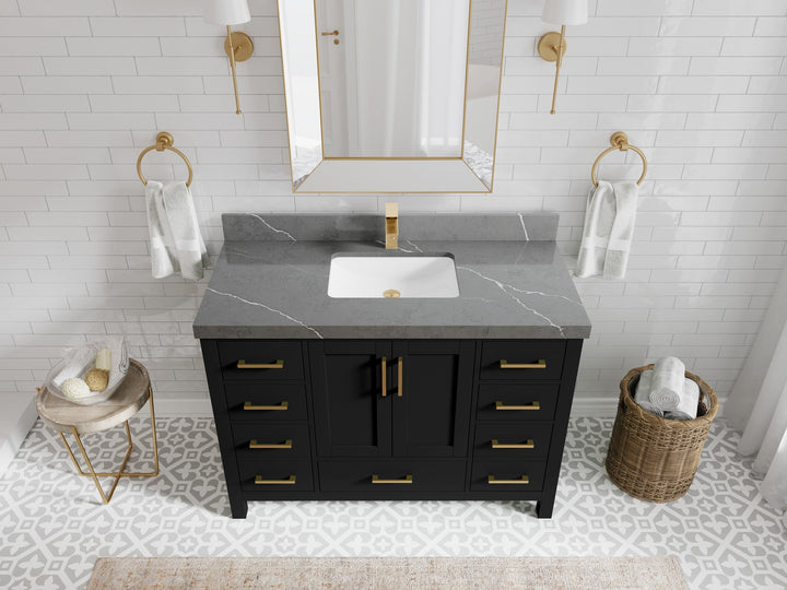 Malibu 48 in. W x 22 in. D Single Sink Bathroom Vanity - photo 34