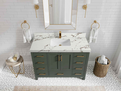 Malibu 48 in. W x 22 in. D Single Sink Bathroom Vanity - Willow Bath and Vanity