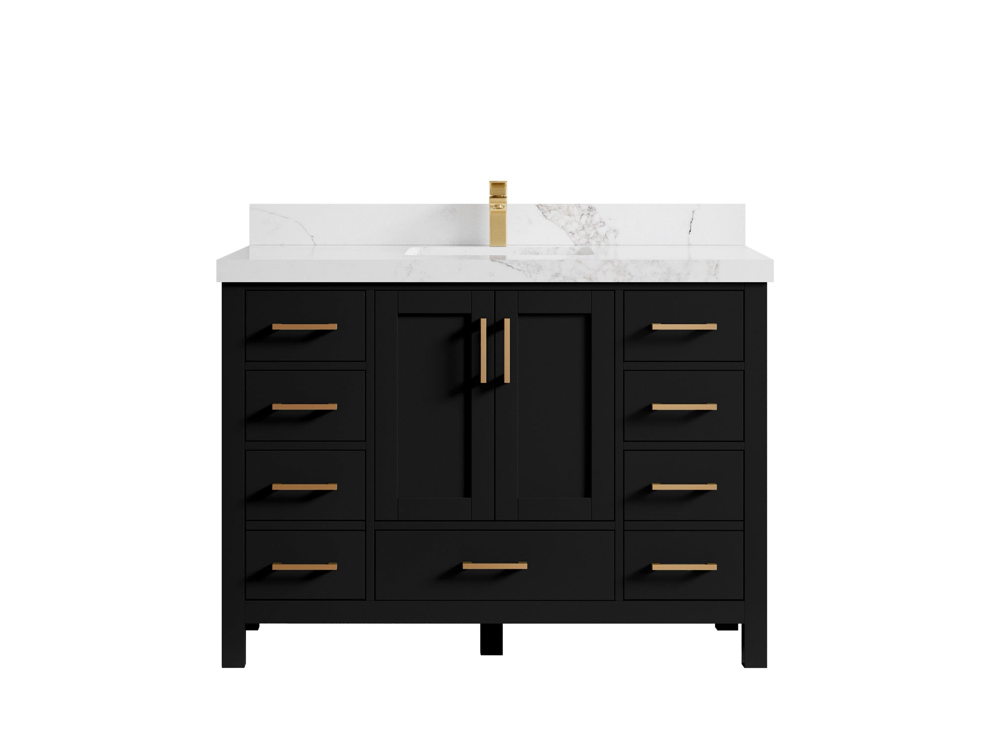 Malibu 48 in. W x 22 in. D Single Sink Bathroom Vanity - Willow Bath and Vanity