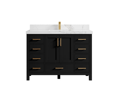 Malibu 48 in. W x 22 in. D Single Sink Bathroom Vanity - Willow Bath and Vanity