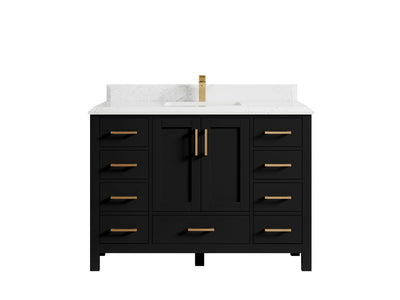 Malibu 48 in. W x 22 in. D Single Sink Bathroom Vanity - Willow Bath and Vanity