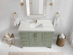 Malibu 48 in. W x 22 in. D Single Sink Bathroom Vanity - photo 15
