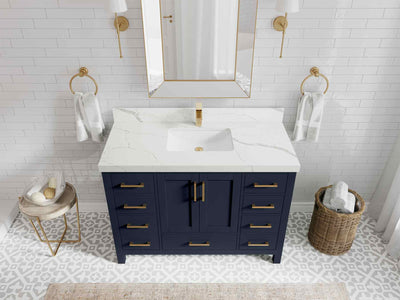 Malibu 48 in. W x 22 in. D Single Sink Bathroom Vanity - Willow Bath and Vanity