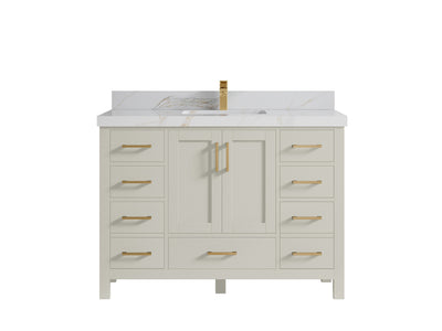 Malibu 48 in. W x 22 in. D Single Sink Bathroom Vanity - Willow Bath and Vanity