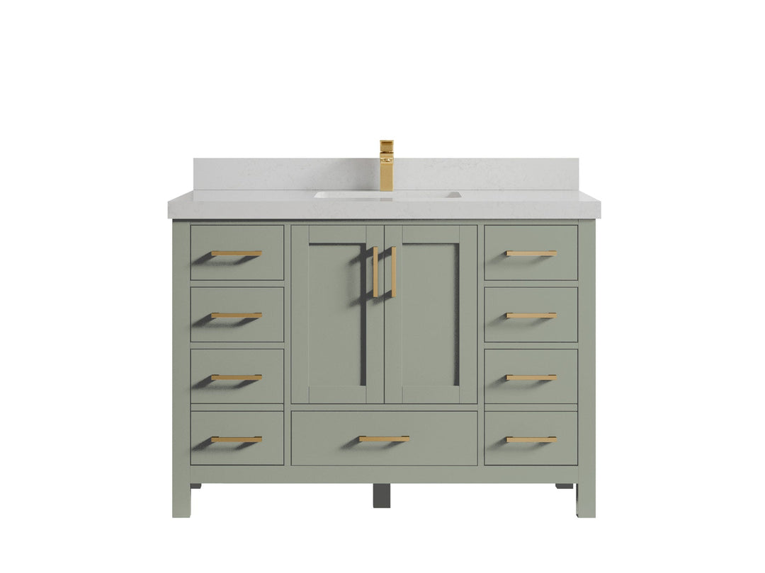 Malibu 48 in. W x 22 in. D Single Sink Bathroom Vanity - Willow Bath and Vanity