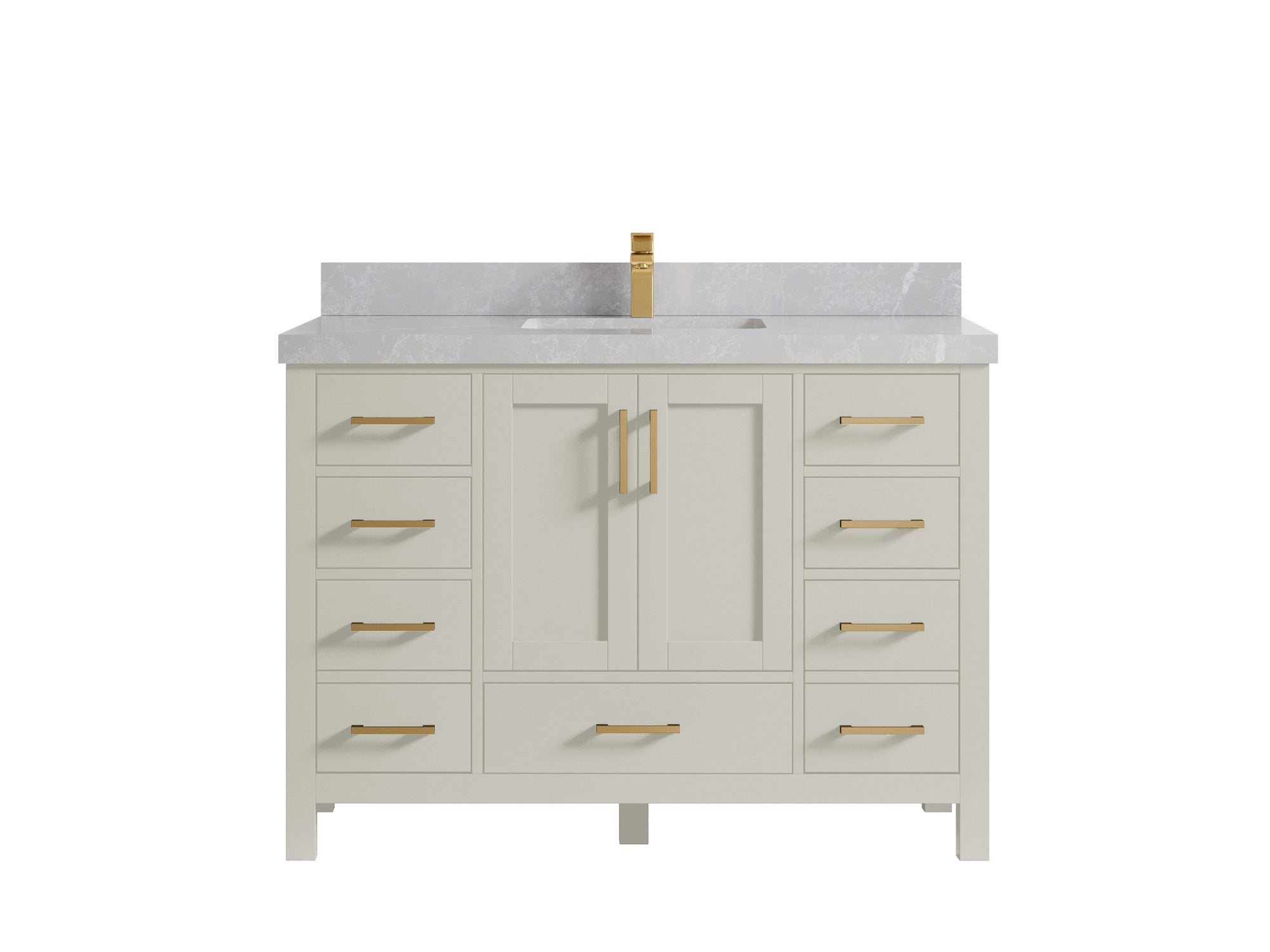 Malibu 48 in. W x 22 in. D Single Sink Bathroom Vanity - Willow Bath and Vanity