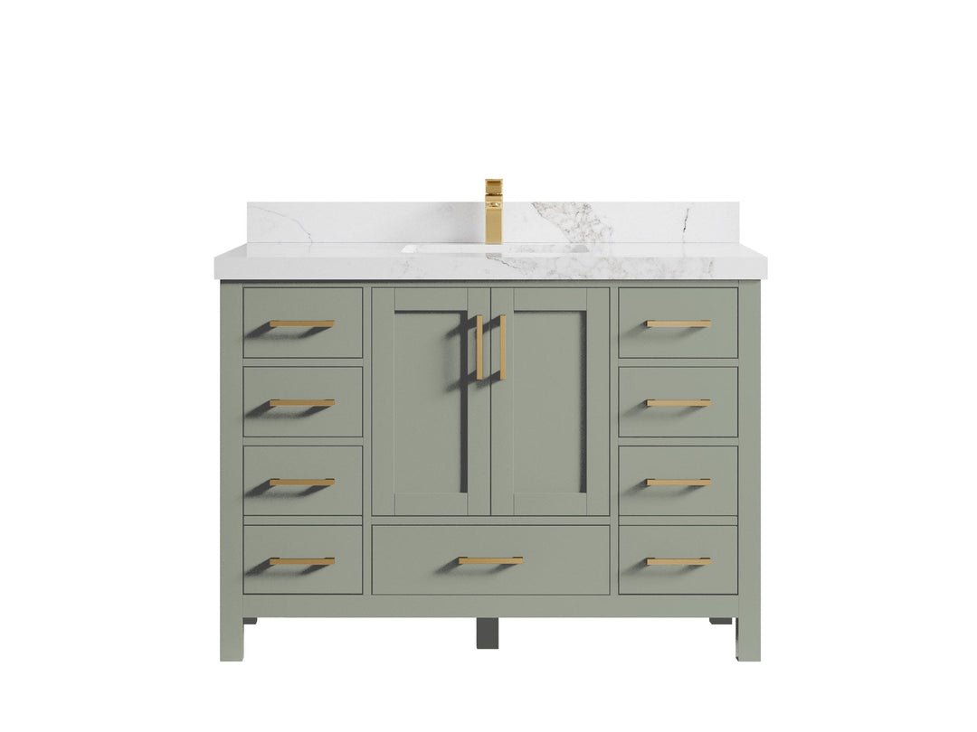 Malibu 48 in. W x 22 in. D Single Sink Bathroom Vanity - Willow Bath and Vanity