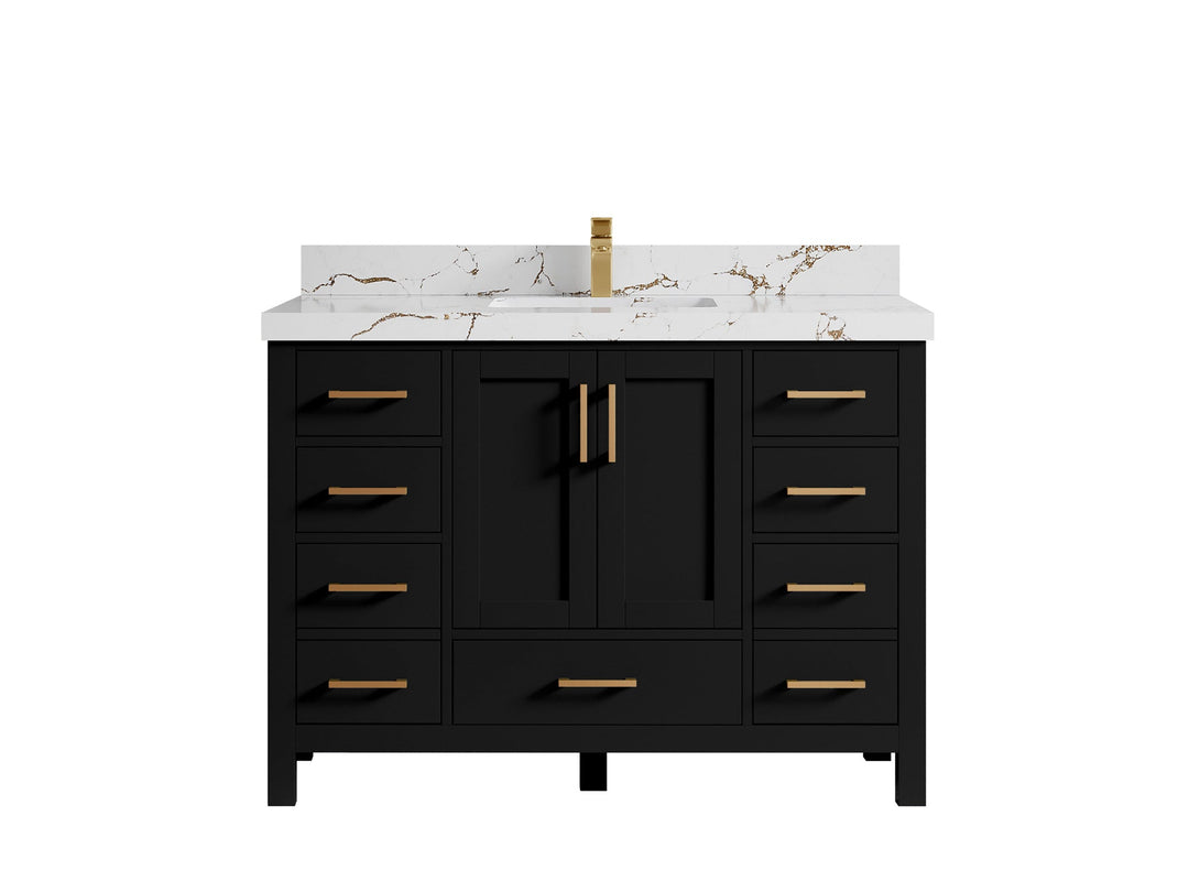 Malibu 48 in. W x 22 in. D Single Sink Bathroom Vanity - Willow Bath and Vanity