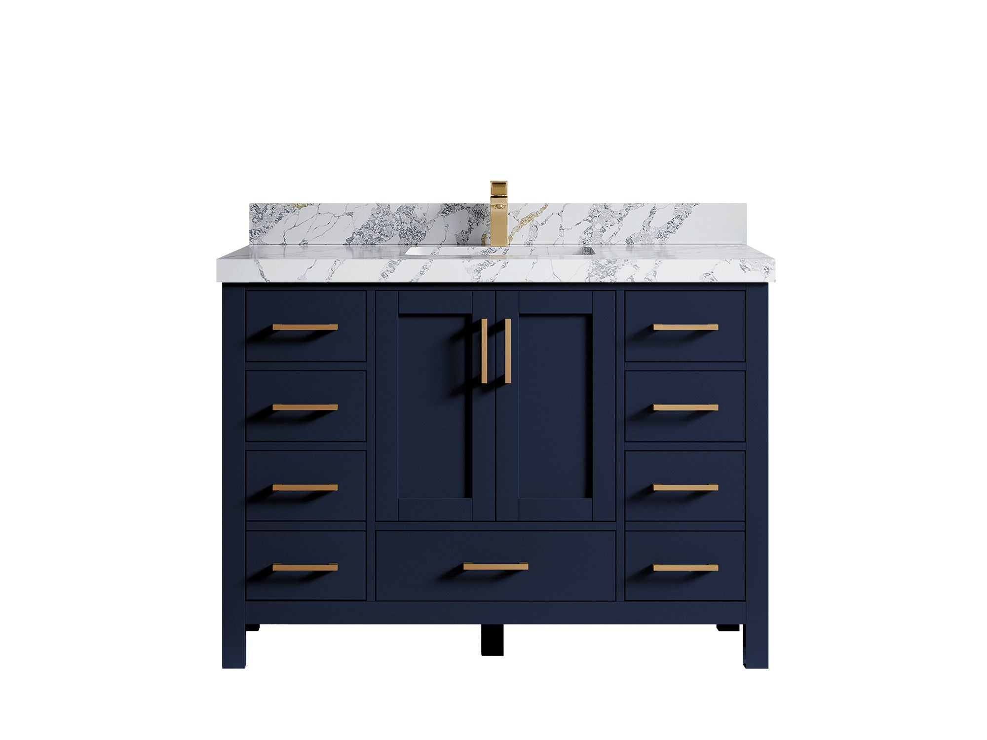 Malibu 48 in. W x 22 in. D Single Sink Bathroom Vanity - Willow Bath and Vanity