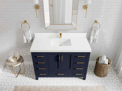 Malibu 48 in. W x 22 in. D Single Sink Bathroom Vanity - Willow Bath and Vanity