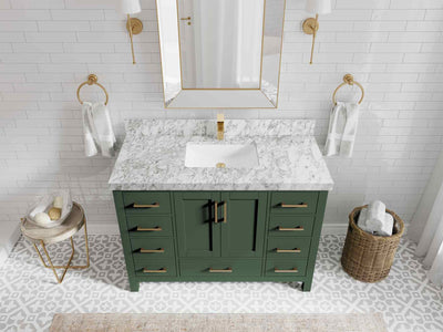 Malibu 48 in. W x 22 in. D Single Sink Bathroom Vanity - Willow Bath and Vanity