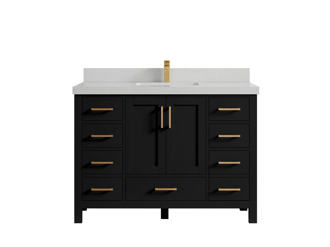 Malibu 48 in. W x 22 in. D Single Sink Bathroom Vanity - Willow Bath and Vanity