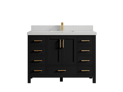 Malibu 48 in. W x 22 in. D Single Sink Bathroom Vanity - Willow Bath and Vanity