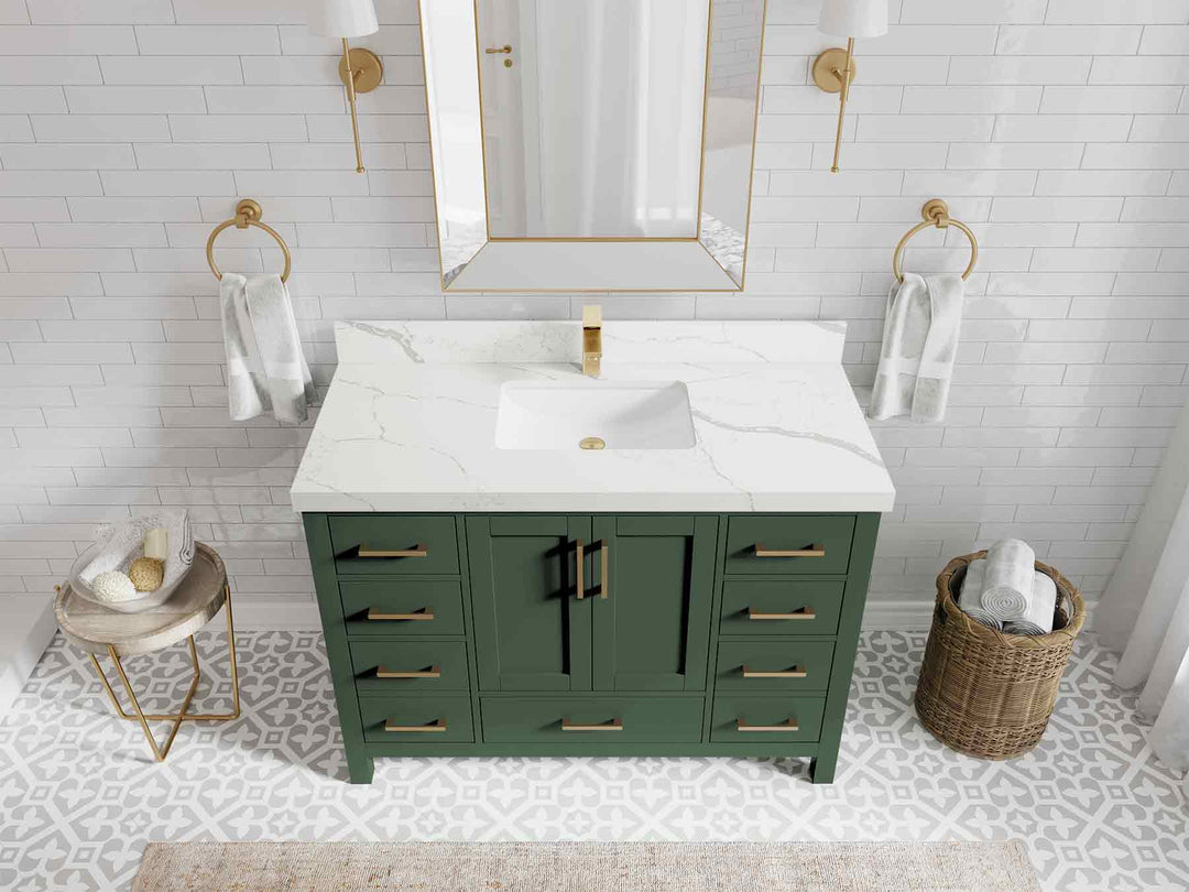 Malibu 48 in. W x 22 in. D Single Sink Bathroom Vanity - Willow Bath and Vanity