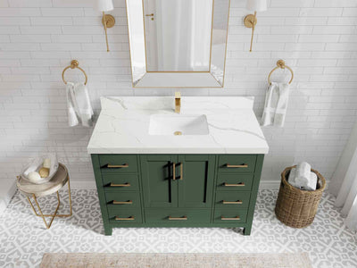 Malibu 48 in. W x 22 in. D Single Sink Bathroom Vanity - Willow Bath and Vanity