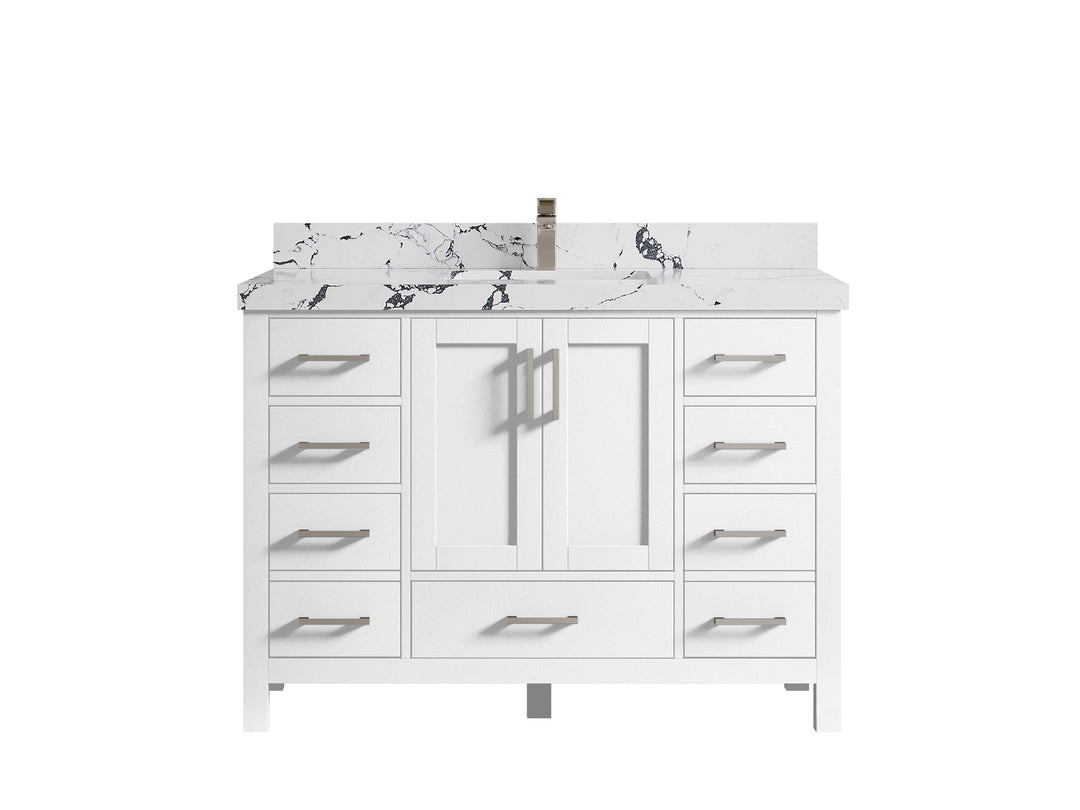 Malibu 48 in. W x 22 in. D Single Sink Bathroom Vanity - Willow Bath and Vanity