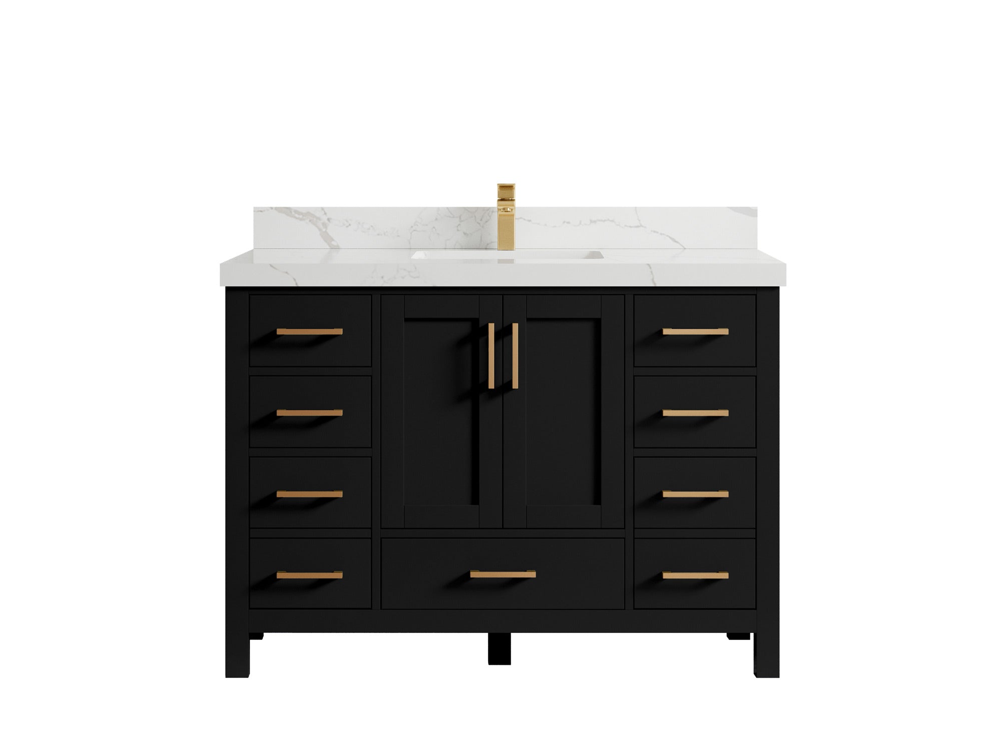 Malibu 48 in. W x 22 in. D Single Sink Bathroom Vanity - Willow Bath and Vanity