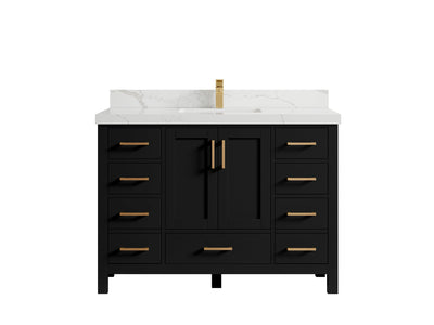 Malibu 48 in. W x 22 in. D Single Sink Bathroom Vanity - Willow Bath and Vanity