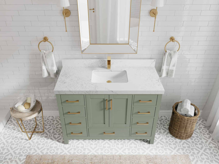 Malibu 48 in. W x 22 in. D Single Sink Bathroom Vanity - photo 31