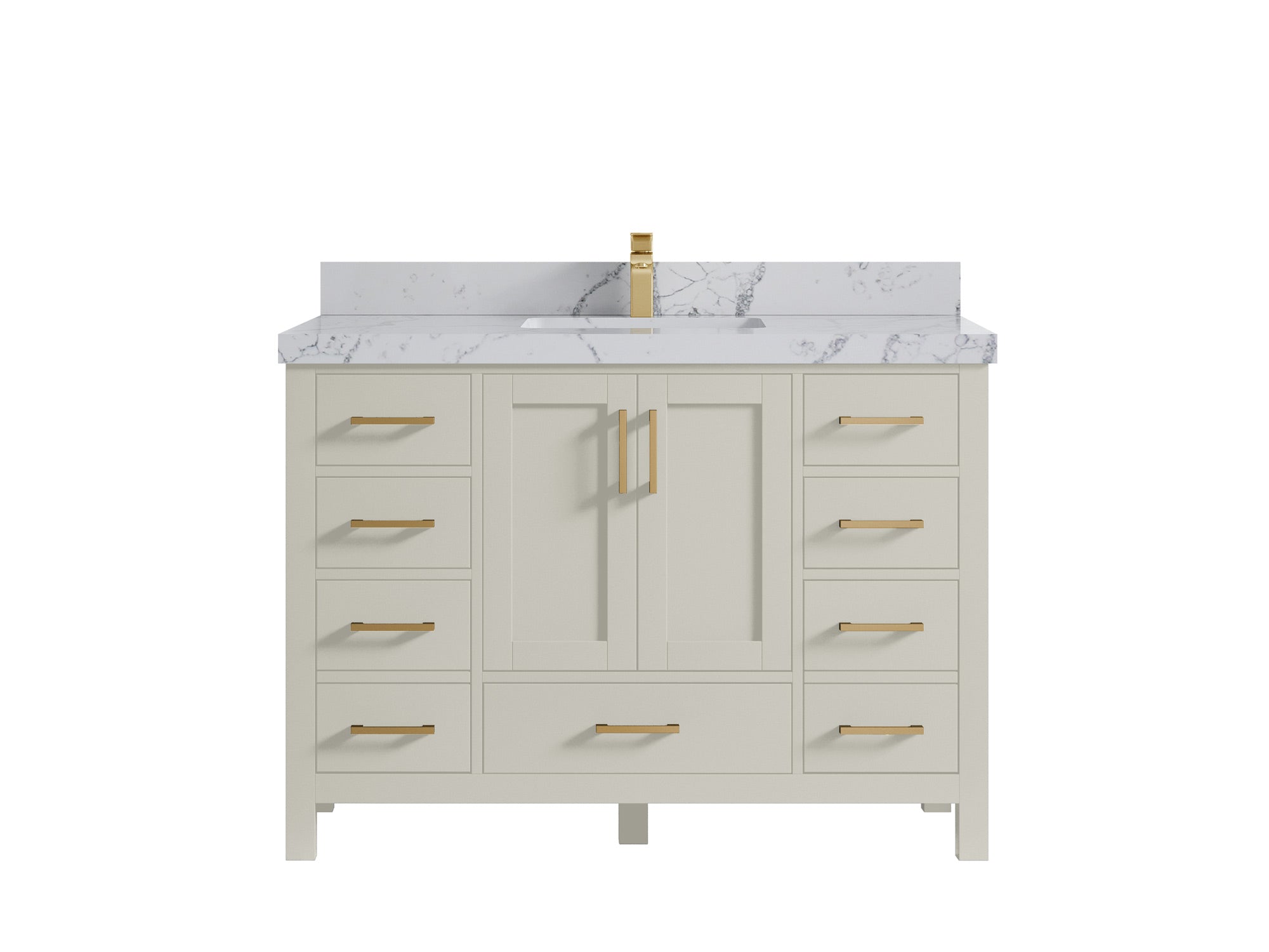 Malibu 48 in. W x 22 in. D Single Sink Bathroom Vanity - Willow Bath and Vanity