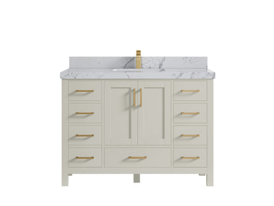 Malibu 48 in. W x 22 in. D Single Sink Bathroom Vanity - Willow Bath and Vanity