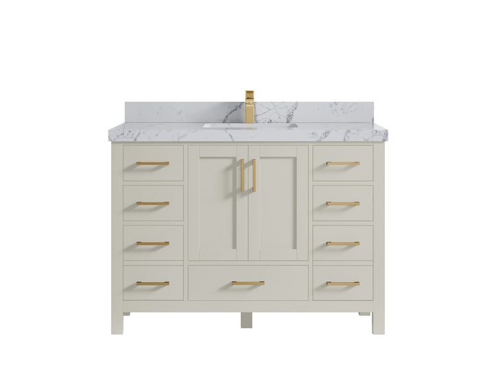 Malibu 48 in. W x 22 in. D Single Sink Bathroom Vanity - photo 41